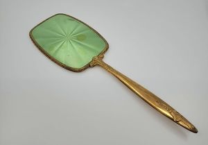 Aft Deco Style Vintage Hand Mirror